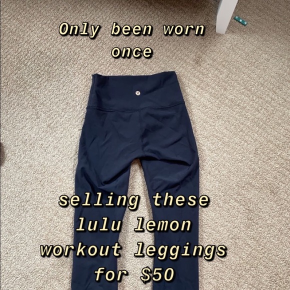 lululemon athletica Pants - Lulu lemon workout leggings